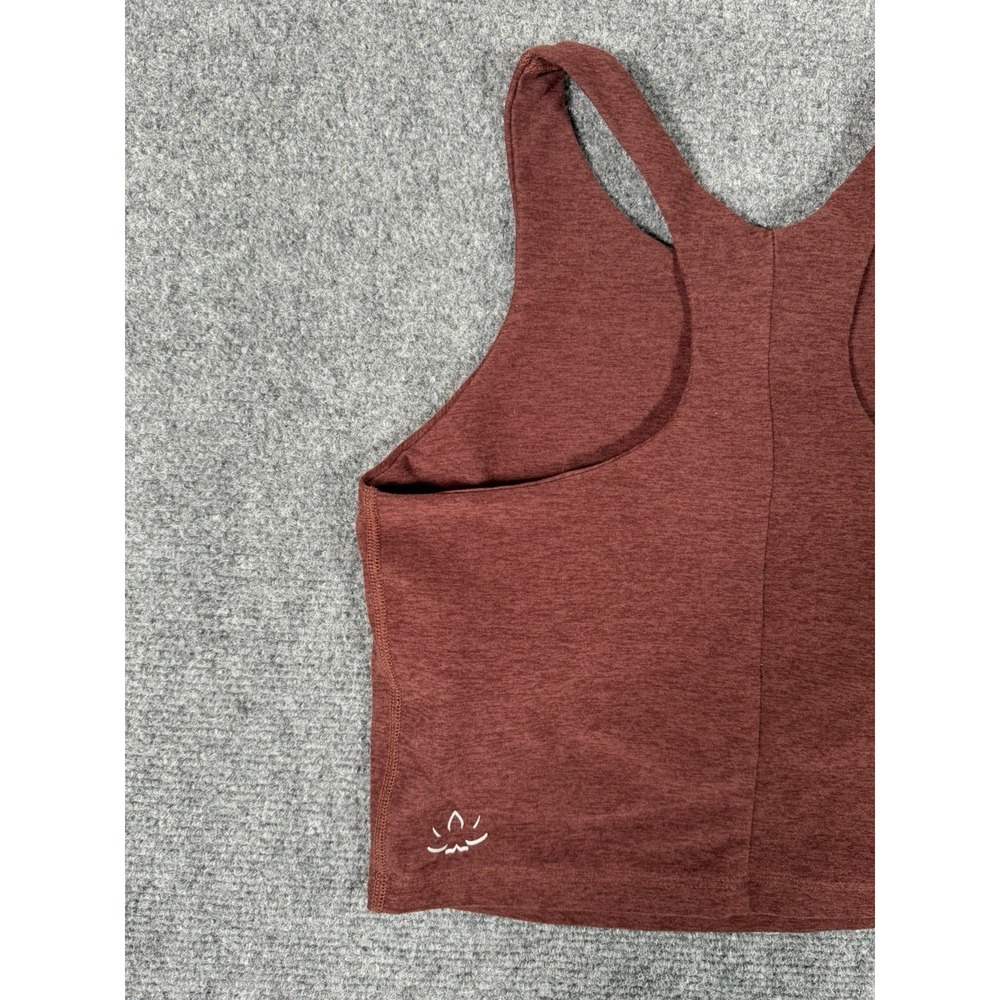 Beyond Yoga Spacedye Refocus Tank Top Womens Size Medium Mahogany Brown Gym - Picture 8 of 14